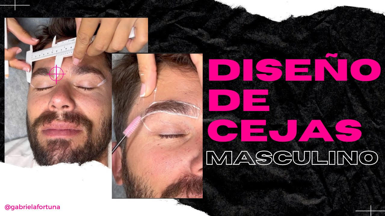 Diseño de cejas masculino