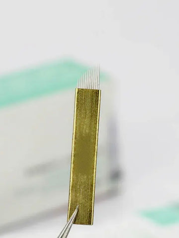 Agujas Microblading - Pack de 5 - 12 puntas HARD de 0.2mm
